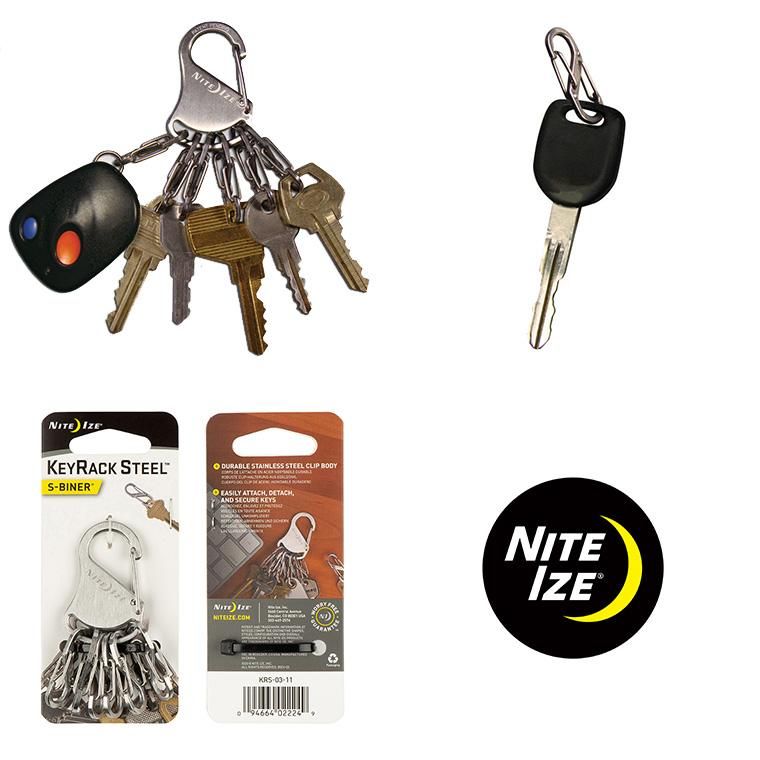 ナイトアイズ NITE IZE キーラックスチールエスビナー KEY RACK STEEL