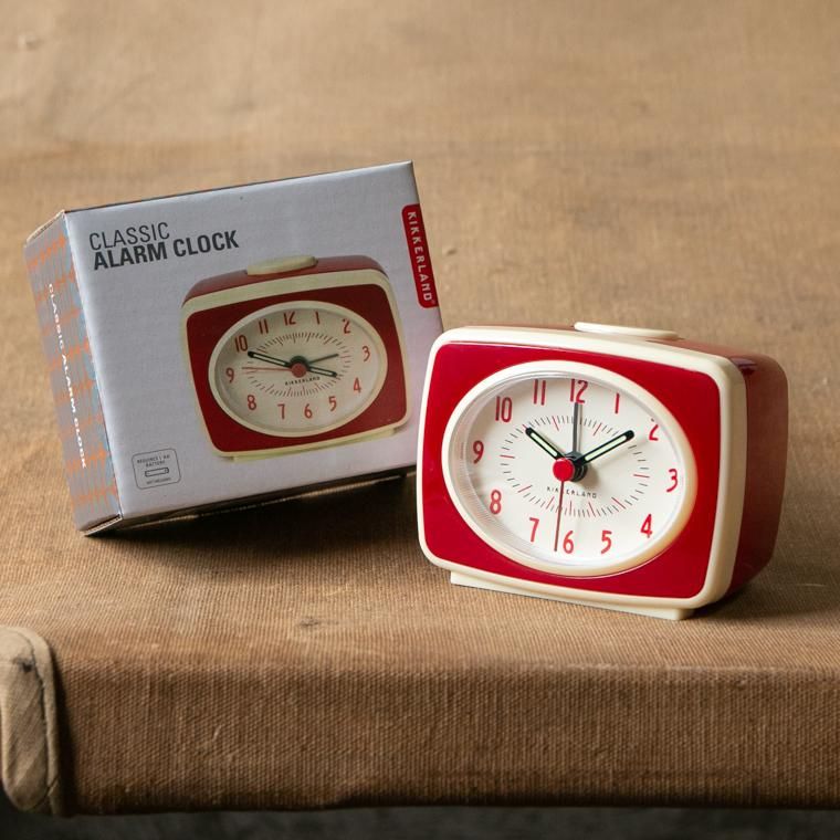 kikkerland classic alarm clock