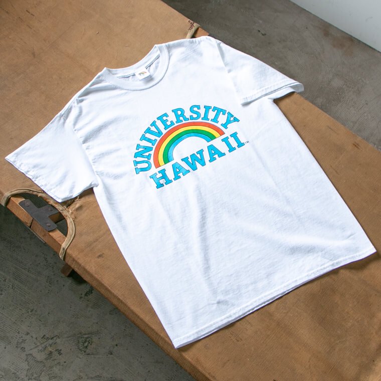 ユニバーシティオブハワイ UNIVERSITY OF HAWAII ヴィンテージロゴTシャツ