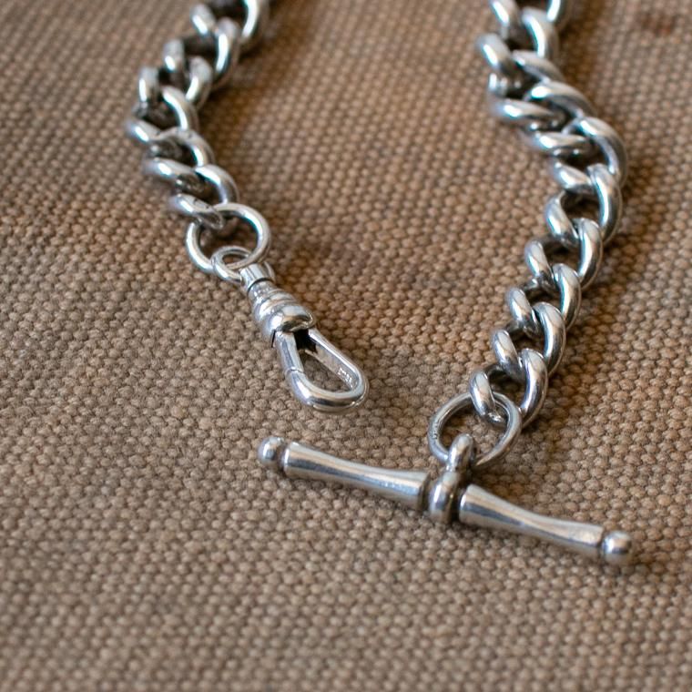 希少　ヴィンテージ　イタリー　シルバー　925 アンティーク　ブレスレット vintage tiffanyヴィンテージティファニー90s link chain