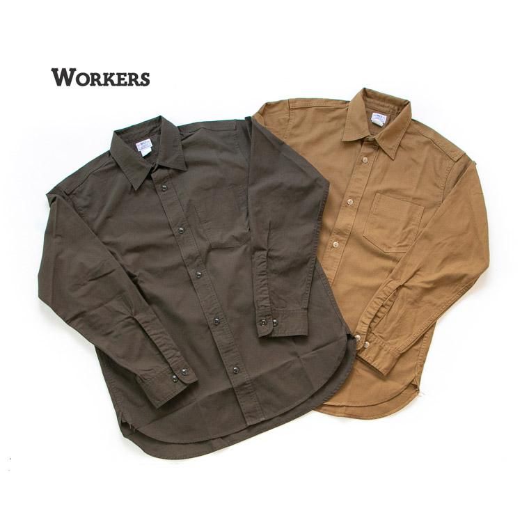 ワーカーズ WORKERS K&T H 1ポケットワークシャツ 1Pocket Work Shirt