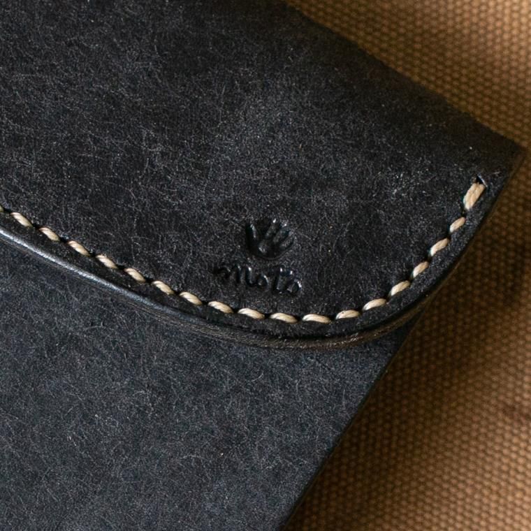 Leather & Silver MOTO のレザーウォレットです。 モト LEATHER & SILVER MOTO 3つ折り ミニウォレット W6R