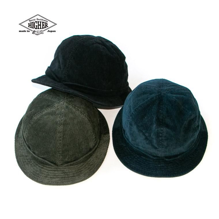 HIGHER ハイヤー CORDUROY SNAIL HAT スネイルハット