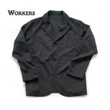 <img class='new_mark_img1' src='https://img.shop-pro.jp/img/new/icons14.gif' style='border:none;display:inline;margin:0px;padding:0px;width:auto;' />ワーカーズ WORKERS K&T H スポーツコート テーラードジャケット Sport Coat, ウールモヘアトロピカル Wool Mohair Tropical, グレー