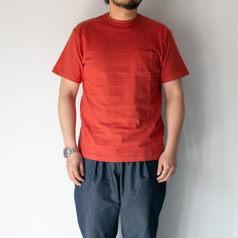 ウエアハウス WAREHOUSE Lot 4601 吊り編みポケットT SOLID POCKET T