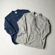 <img class='new_mark_img1' src='https://img.shop-pro.jp/img/new/icons14.gif' style='border:none;display:inline;margin:0px;padding:0px;width:auto;' />スタンダードシャツ STANDARD SHIRT バンドカラーシャツ Band Collar Shirt