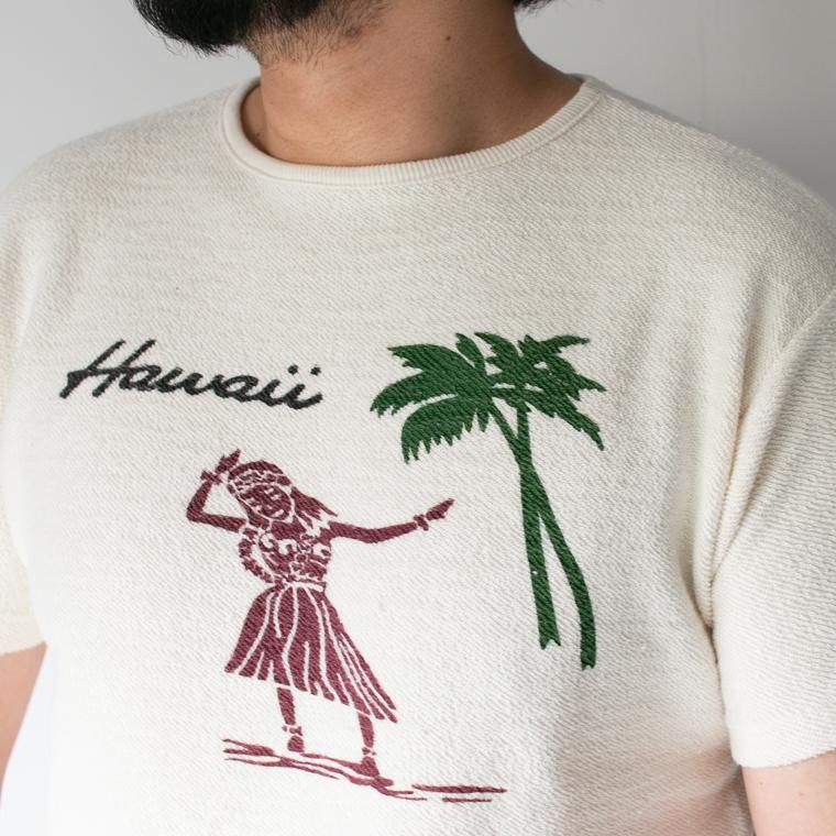 Hawaiiです。 ウエアハウス WAREHOUSE Lot 4078 半袖スウェット HAWAII