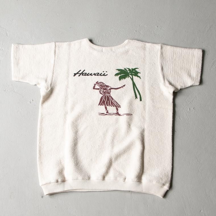 Hawaiiです。 ウエアハウス WAREHOUSE Lot 4078 半袖スウェット HAWAII