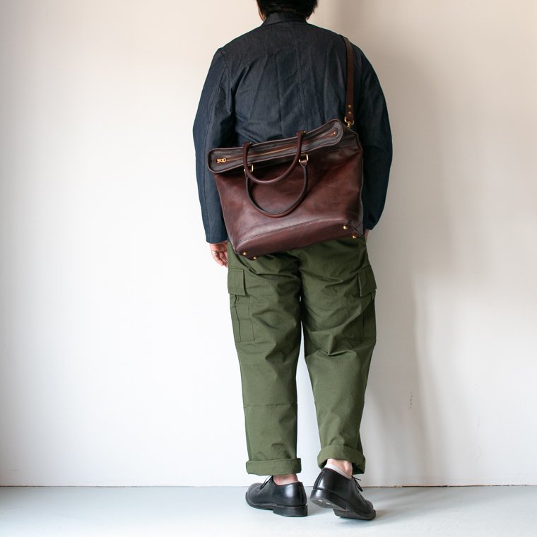 バスコ ヴァスコ VASCO レザーネルソン2ウェイバッグ LEATHER NELSON 2WAY BAG ブラウン