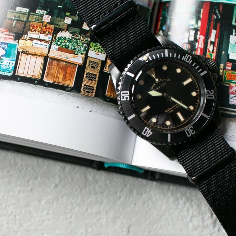 ヴァーグウォッチ VAGUE WATCH Co. ブラックサブ BS-L-001 BLK SUB ...