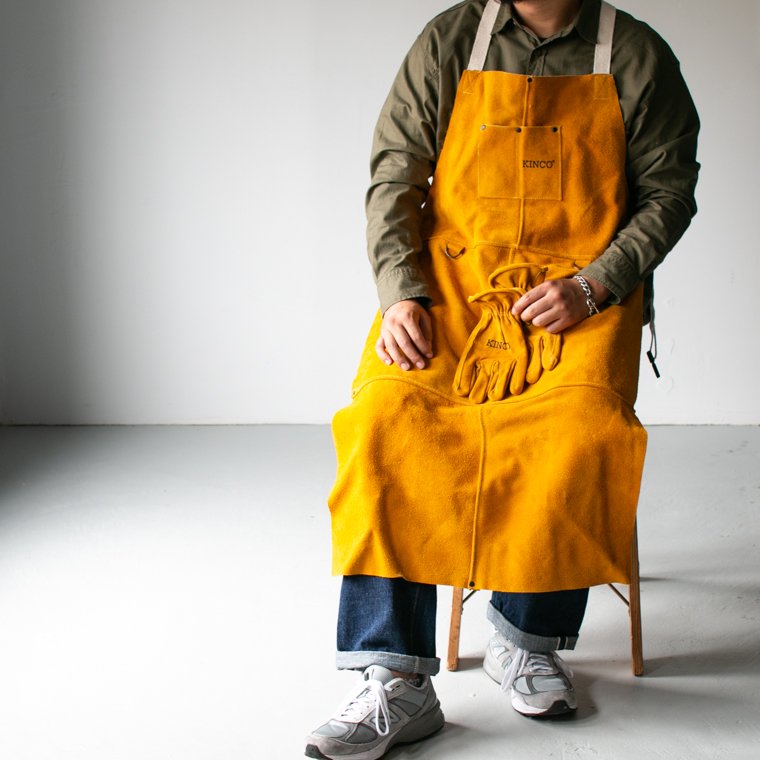 キンコ KINCO レザーエプロン WELDING BIB STYLE APRON