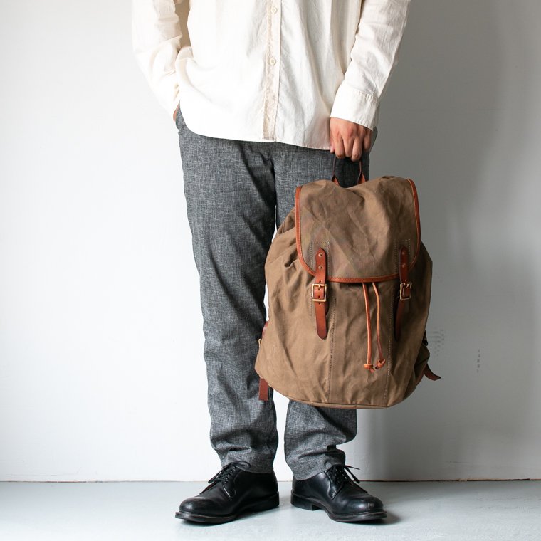 ヴァスコ VASCO VS-204PⅡ キャンバス×レザー アーミーリュックサック2 CANVAS×LEATHER ARMY RUCKSACK