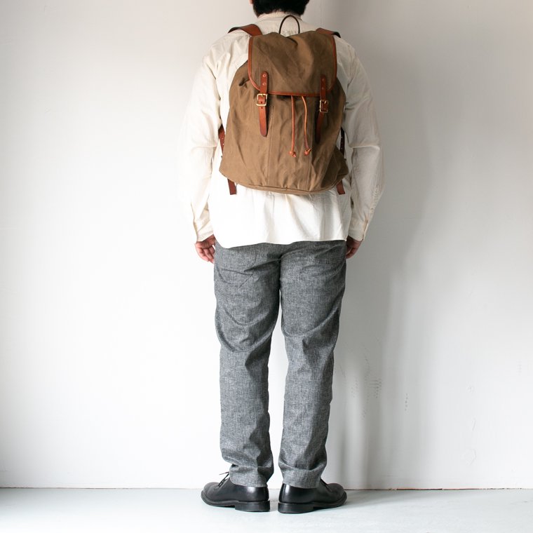 ヴァスコ VASCO VS-204PⅡ キャンバス×レザー アーミーリュックサック2 CANVAS×LEATHER ARMY RUCKSACK