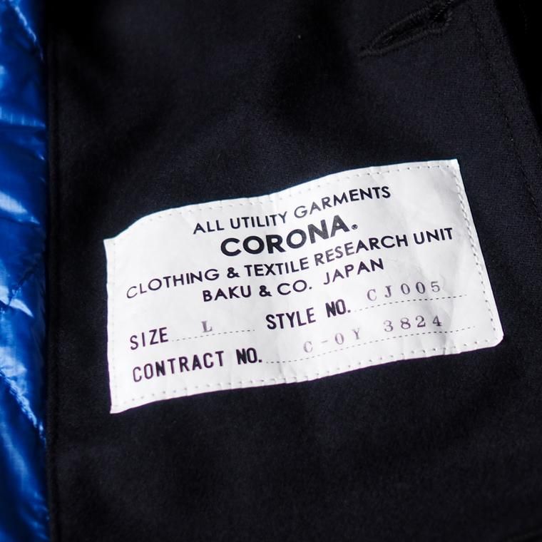 コロナ CORONA cj005 ジープコート JEEP COAT WOOL CASHMERE コロナ CORONA cj005 ジープコート JEEP COAT WOOL CASHMERE
