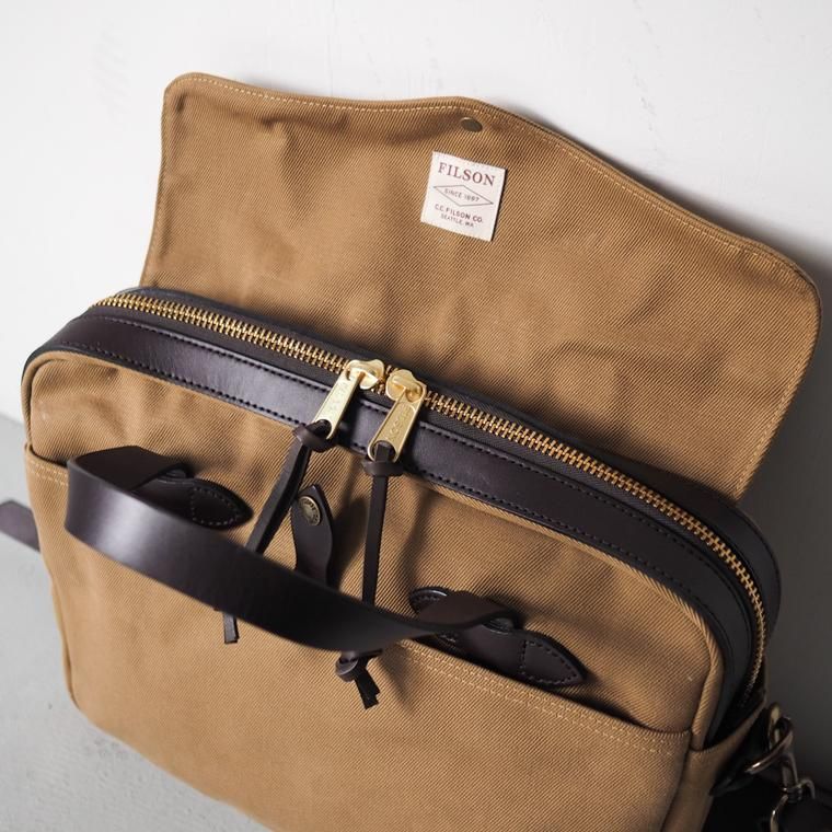 FILSON フィルソン ラギットツイル ブリーフケース USA製 TAN ...