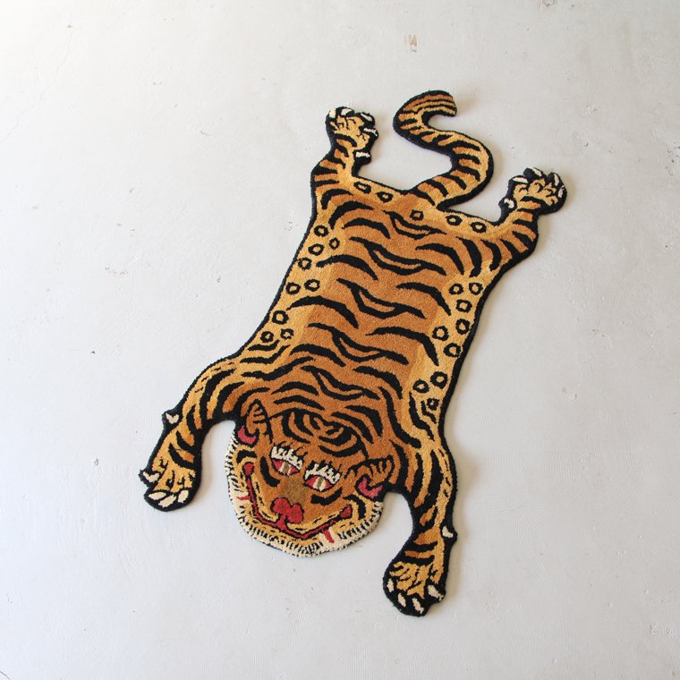 チベタンタイガーラグ Tibetan Tiger Rug スモールサイズ レッド