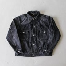 <img class='new_mark_img1' src='https://img.shop-pro.jp/img/new/icons14.gif' style='border:none;display:inline;margin:0px;padding:0px;width:auto;' />シュガーケーン SUGAR CANE 東洋エンタープライズ SC14601SH ブラックデニムジャケット エイジド 13oz. BLACK DENIM JACKET 1953 AGED MODEL