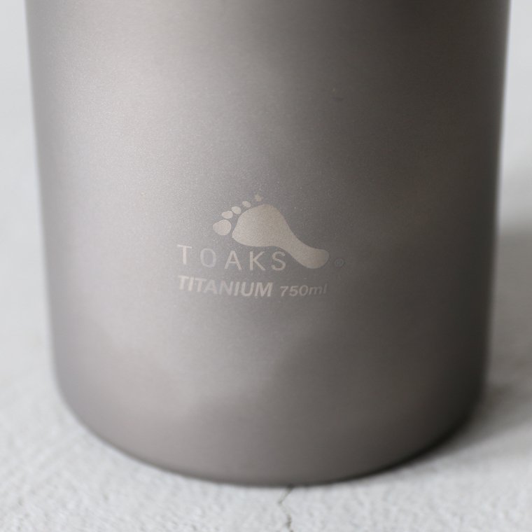 トークス TOAKS POT-750-NH ハンドル無しポット 750ml Pot 750ml チタン製