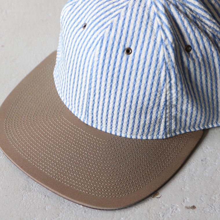 ポテン POTEN ベースボールキャップ BaseBall Cap カノニコ シアサッカー CANONICO SEERSUCKER PTN-2109