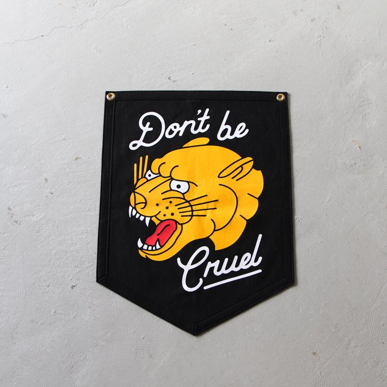 オックスフォードペナント Oxford pennant キャンプフラッグ Camp Flag DON'T BE CRUEL