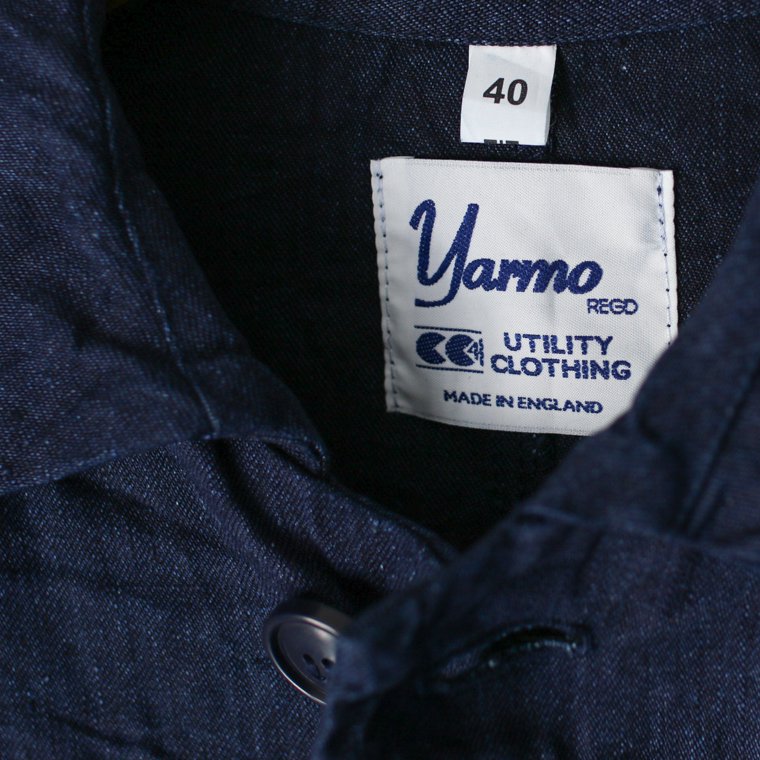 ヤーモ Yarmo インディゴリネンダスターコート INDIGO LINEN DUSTER