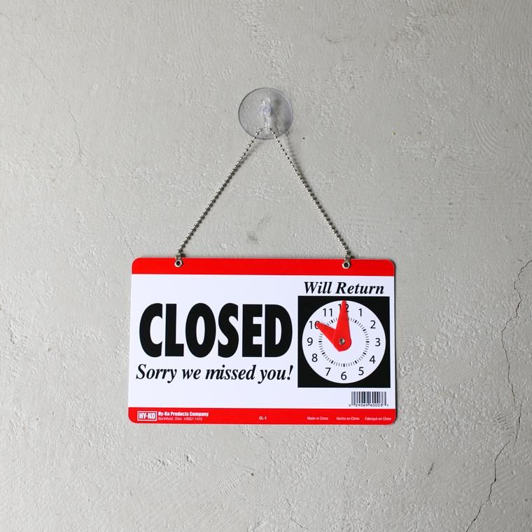 OPEN&CLOSED SIGN