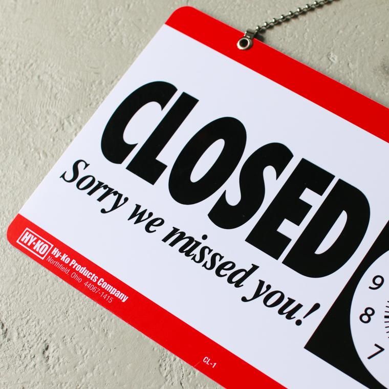 OPEN&CLOSED SIGN