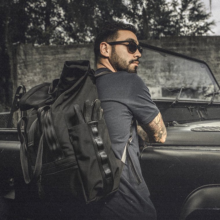 デフィーバッグス DEFY BAGS バーボッケルロールトップパック Ver Bockel Rolltop Pack ブラック バリスティックナイロン  Black Ballistic nylon