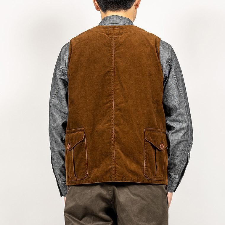 ワーカーズ WORKERS K&T H クルーザーベスト ダークブラウン