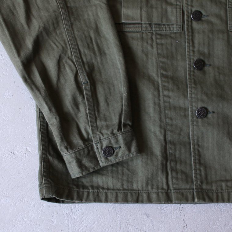 ワーカーズ WORKERS K&T H M-43 コンバットジャケット ヘリンボーン M 43 Combat Jacket, Herringbone  OD