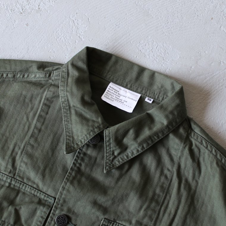 ワーカーズ WORKERS K&T H M-43 コンバットジャケット ヘリンボーン M 43 Combat Jacket, Herringbone  OD