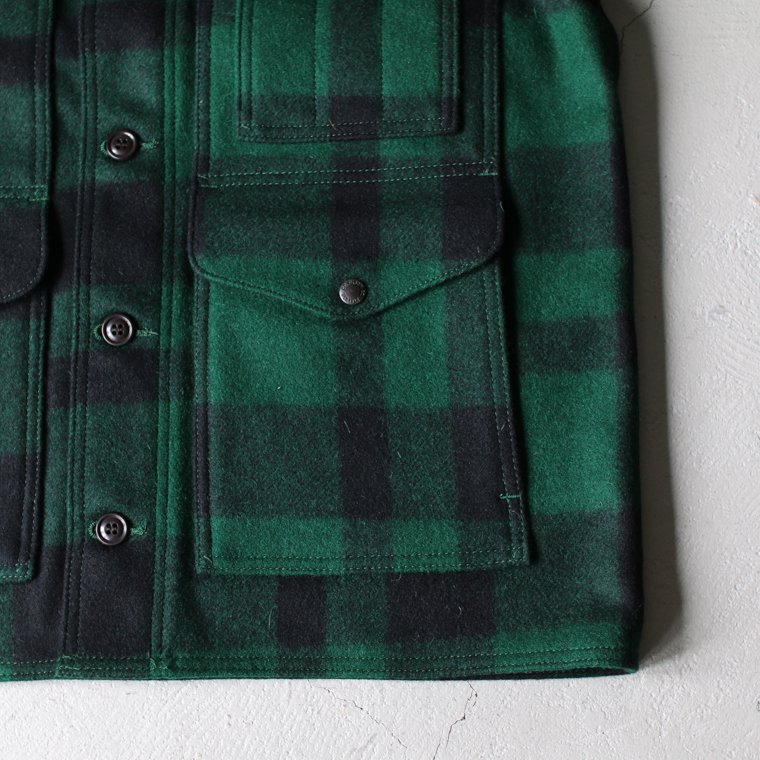 フィルソン FILSON #10043 マッキーノウールクルーザージャケット Mackinaw Wool Cruiser Jacket グリーン