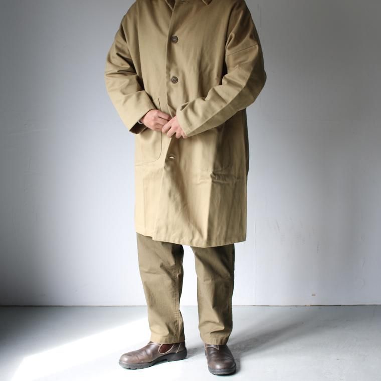 購入特典 新品未使用 YARMO / DUSTER COAT Made in UK ステンカラー