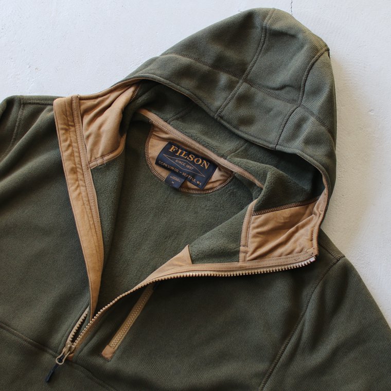 フィルソン FILSON リッジウェイフリースジャケット RIDGEWAY FLEECE PULLOVER ダークグリーン