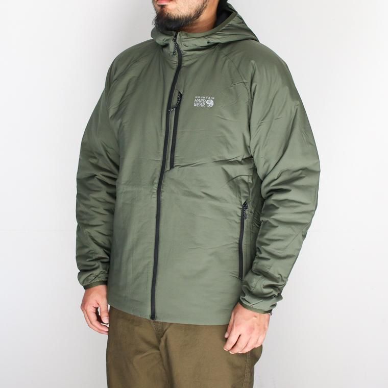 マウンテンハードウェア MOUNTAIN HARDWEAR OM2602 コアストラータフーディ プリマロフト Kor Strata Hoody  サープラスグリーン