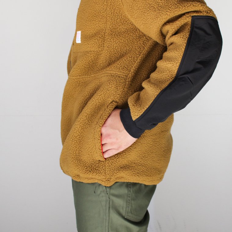 トポデザイン TOPO DESIGNS マウンテンフリースプルオーバー MOUNTAIN FLEECE PULLOVER ダークカーキ