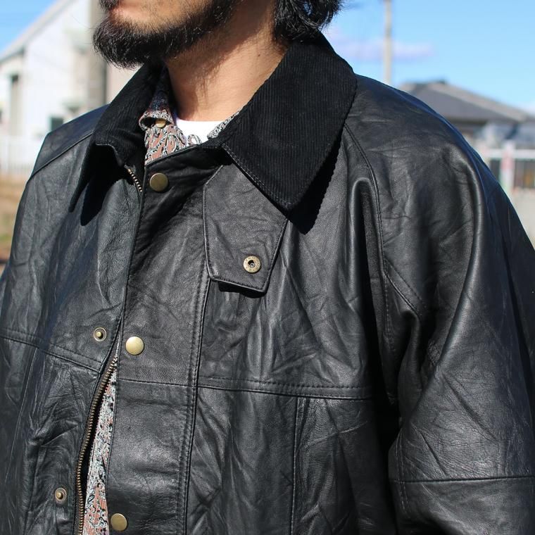 YOUSED】 REMAKE LEATHER DRIVERS JACKET 