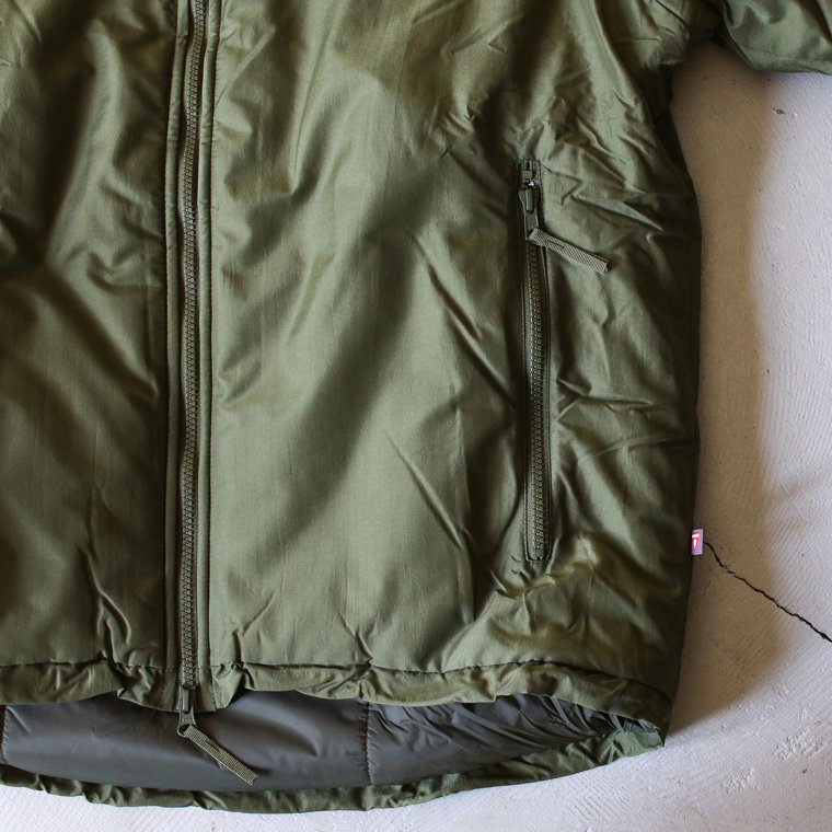 米軍 アメリカミリタリー US MILITARY レベル7プリマロフトジャケット BAF LEVEL7 ECWCS PRIMALOFT JACKET  オリーブ