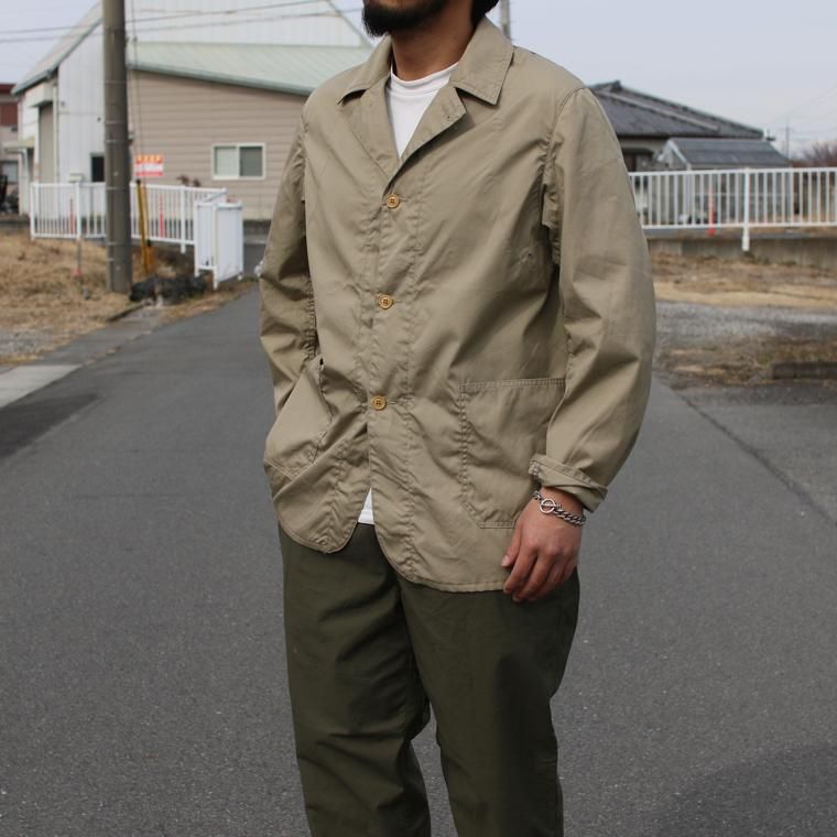 コロナ CORONA CJ002 ユーティリティワークコート Utility Work Coat / USMC M-51 NYCO Blocks -  ベージュ