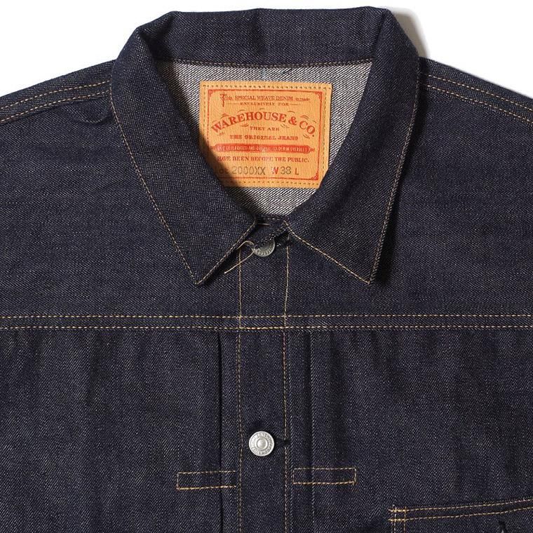 WAREHOUSE ウエアハウス Lot 2000XX デニムジャケット　44 WAREHOUSE ウエアハウス Lot 2000XX DEAD STOCK BLUE デニム