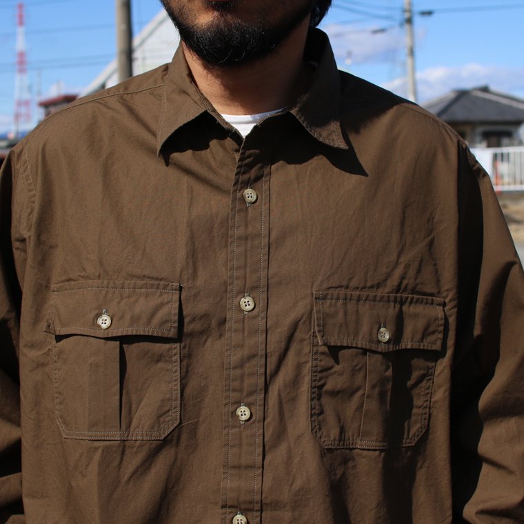 ワーカーズ WORKERS K&T H ビッグサファリシャツ Big Safari Shirt