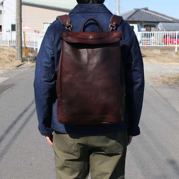 バスコ ヴァスコ VASCO 2ウェイリュックサック LEATHER VOYOGE 2WAY RUCKSACK ブラウン