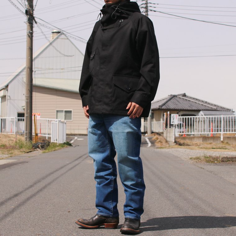 ワーカーズ WORKERS K&T H ロイヤルネイビースモック Royal Navy Smock Mod, ヘビーベンタイル Heavy  Ventile, ブラック Black