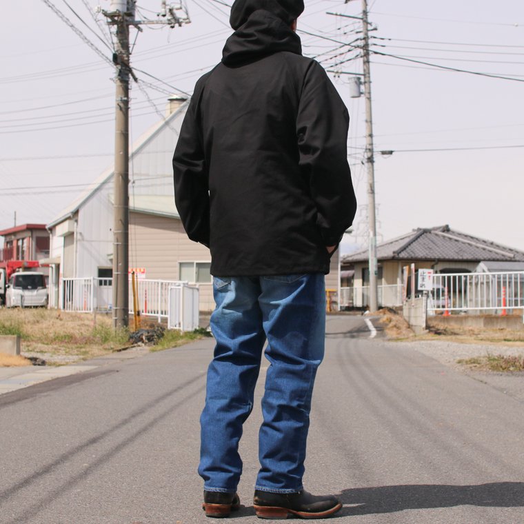 ワーカーズ WORKERS K&T H ロイヤルネイビースモック Royal Navy Smock Mod, ヘビーベンタイル Heavy  Ventile, ブラック Black