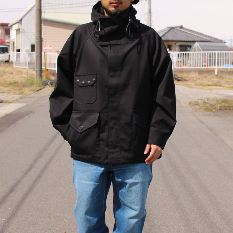 ワーカーズ WORKERS K&T H ロイヤルネイビースモック Royal Navy Smock Mod, ヘビーベンタイル Heavy  Ventile, ブラック Black