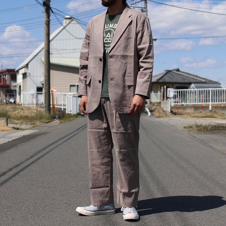 メイプル melple トムキャット バケーションワイドトラウザー Tomcat Vacation Wide Trousers リネン Linen  グレージュ