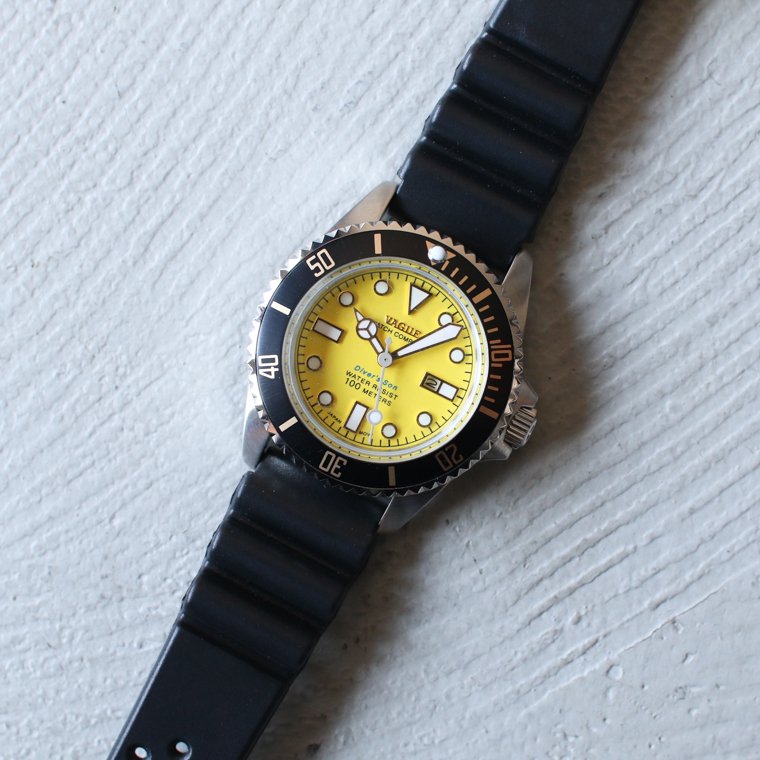 ヴァーグウォッチ VAGUE WATCH Co. ダイバーズサン DIVER'S SON イエロー