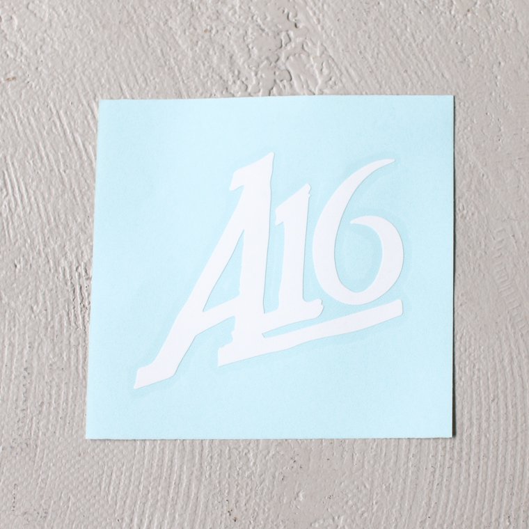 アドベンチャー16 ADVENTURE16 ステッカー A16 Vinyl Decal ホワイト