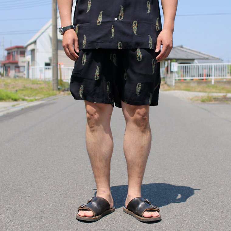 King Cole キングコール Rayon Print Shorts レーヨンプリントショーツ ペイズリー