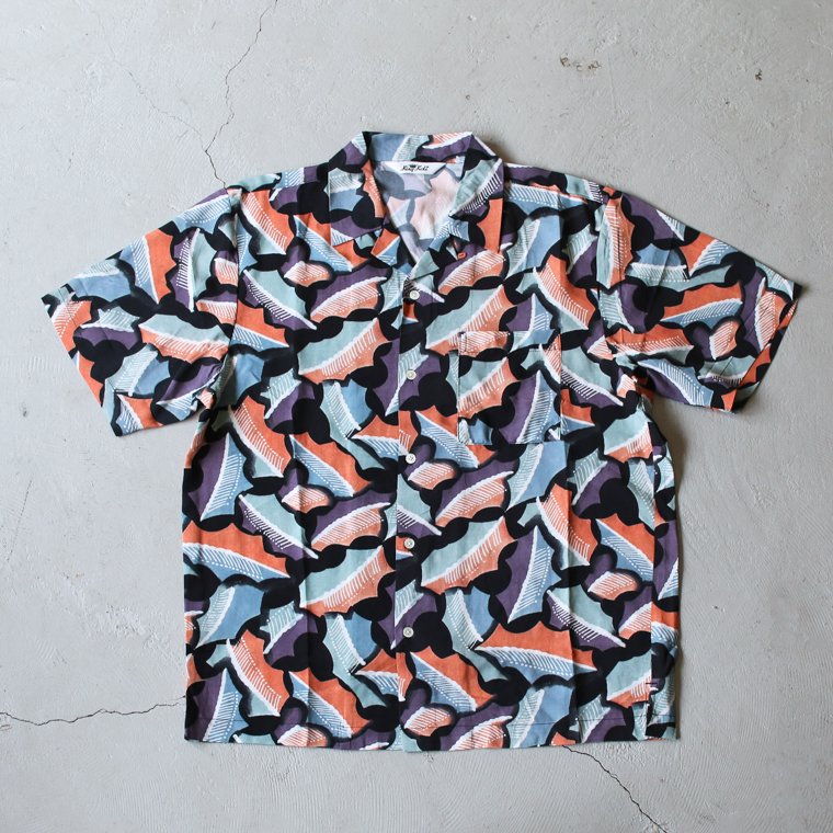 King Cole キングコール Rayon Print Shirts レーヨンプリントシャツ